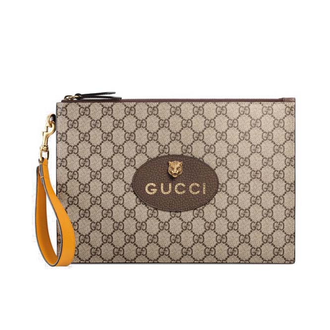 GUCCI NEO VINTAGE GG SUPREME POUCH 473956  (30*20cm)